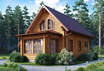 Дом из бревна ОБ-3