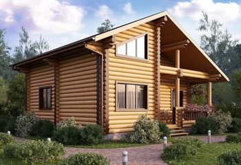 Дом из бревна ОБ-4