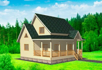 Дом из бруса 'Светлое'