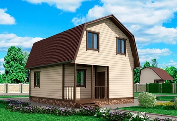 Дом каркасный К-10