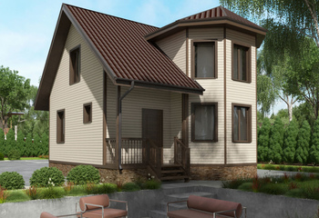 Дом каркасный К-1