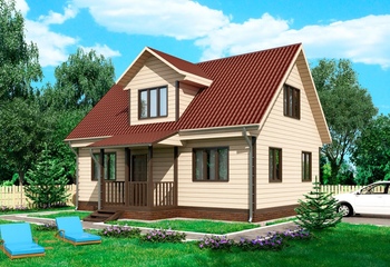 Дом каркасный К-2