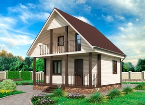 Дом каркасный К-4