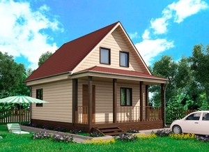 Дом каркасный К-5