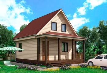 Дом каркасный К-5