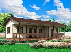 Дом каркасный К-6