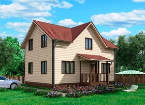 Дом каркасный К-7