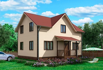Дом каркасный К-7