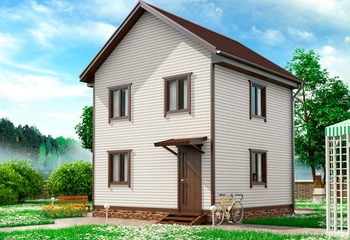 Дом каркасный К-9