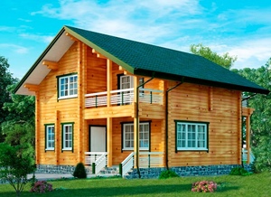 Дом из клееного бруса КБ-6