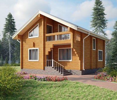 Дома из бруса