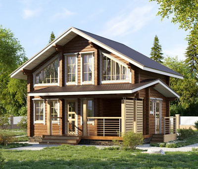 Дома из клееного бруса